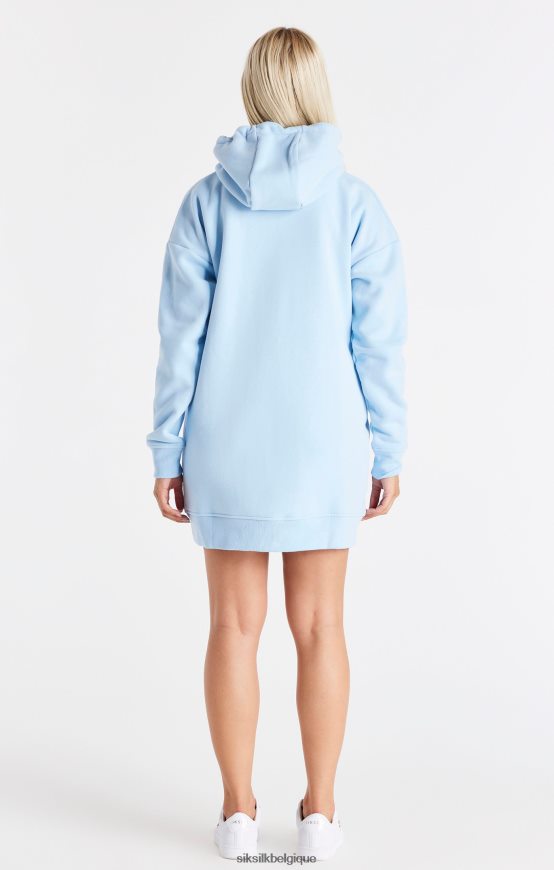 robe à capuche signature essentials - bleu vêtements femmes SikSilk AS2ZD148
