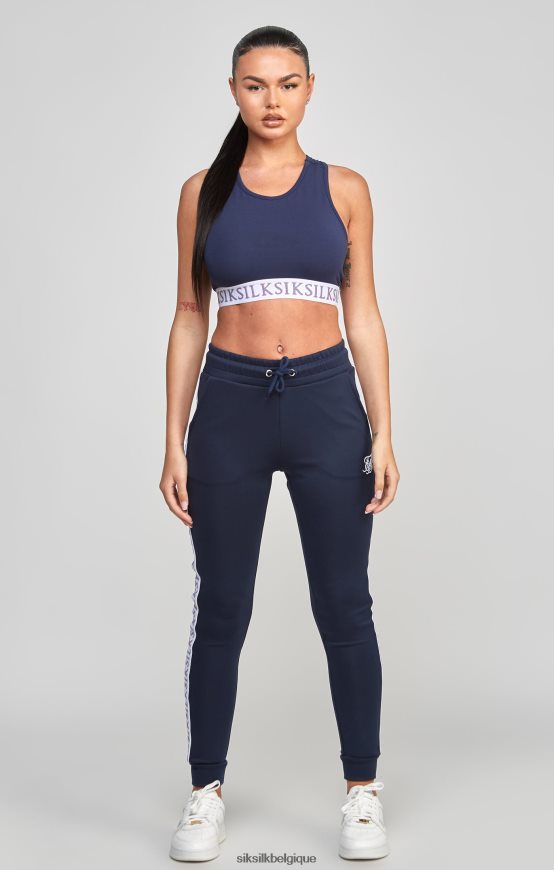 bralette à bande bleu marine vêtements femmes SikSilk AS2ZD54