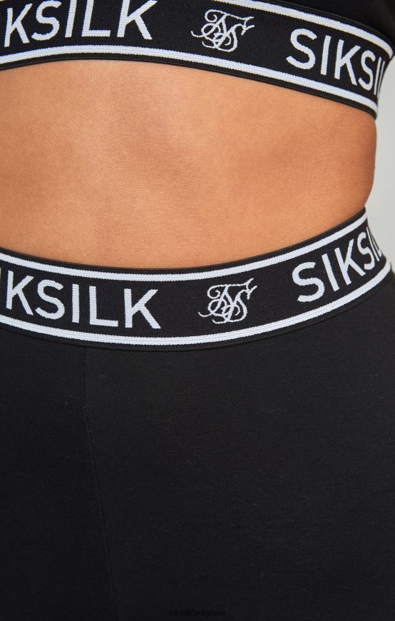 bralette noire à bande essentielle vêtements femmes SikSilk AS2ZD31