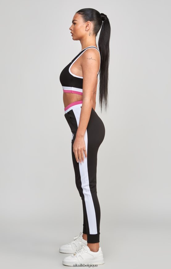 bralette rétro noire vêtements femmes SikSilk AS2ZD205