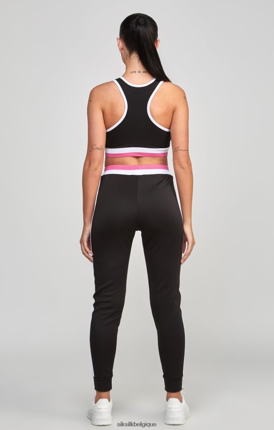 bralette rétro noire vêtements femmes SikSilk AS2ZD205