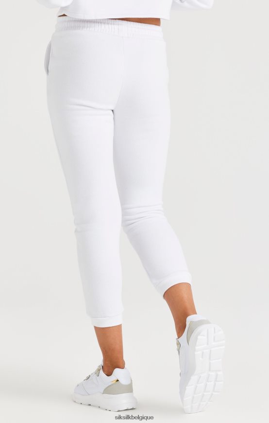 jogging blanc signature vêtements filles SikSilk AS2ZD347