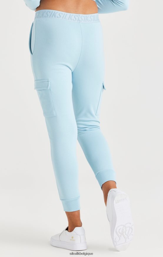 pantalon cargo à bande - bleu vêtements filles SikSilk AS2ZD352