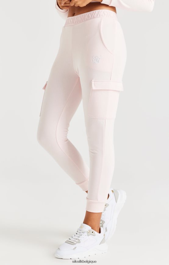 pantalon cargo à bande - rose vêtements filles SikSilk AS2ZD351