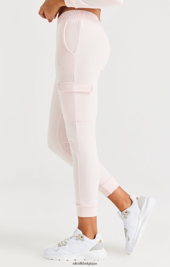 pantalon cargo à bande - rose vêtements filles SikSilk AS2ZD351