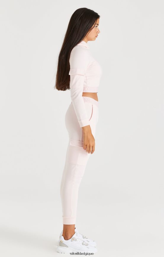 pantalon cargo à bande - rose vêtements filles SikSilk AS2ZD351