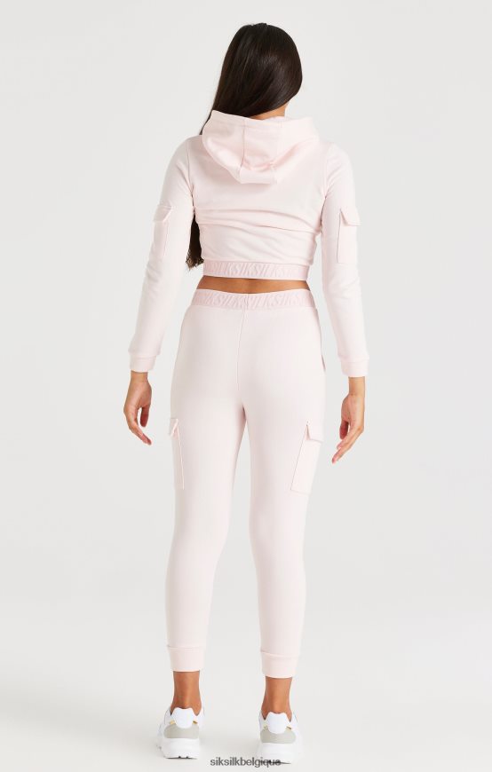 pantalon cargo à bande - rose vêtements filles SikSilk AS2ZD351