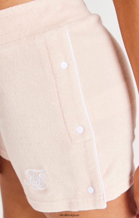 short en tissu éponge à boutons-pression - rose vêtements filles SikSilk AS2ZD354