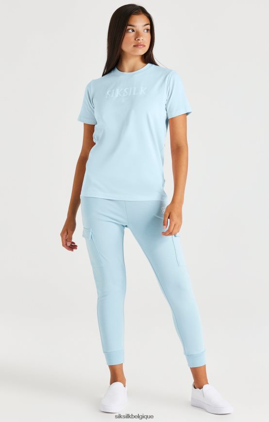 t-shirt griffé - bleu vêtements filles SikSilk AS2ZD319