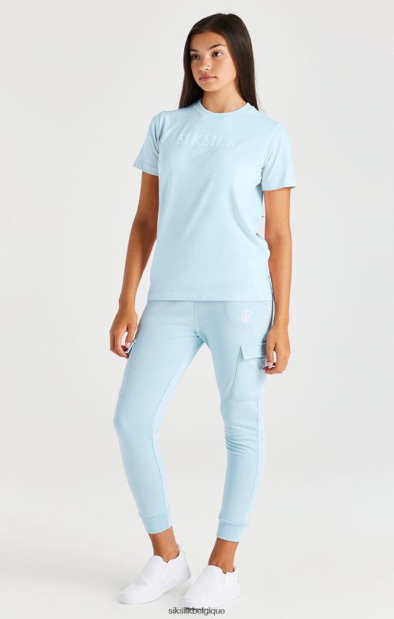 t-shirt griffé - bleu vêtements filles SikSilk AS2ZD319