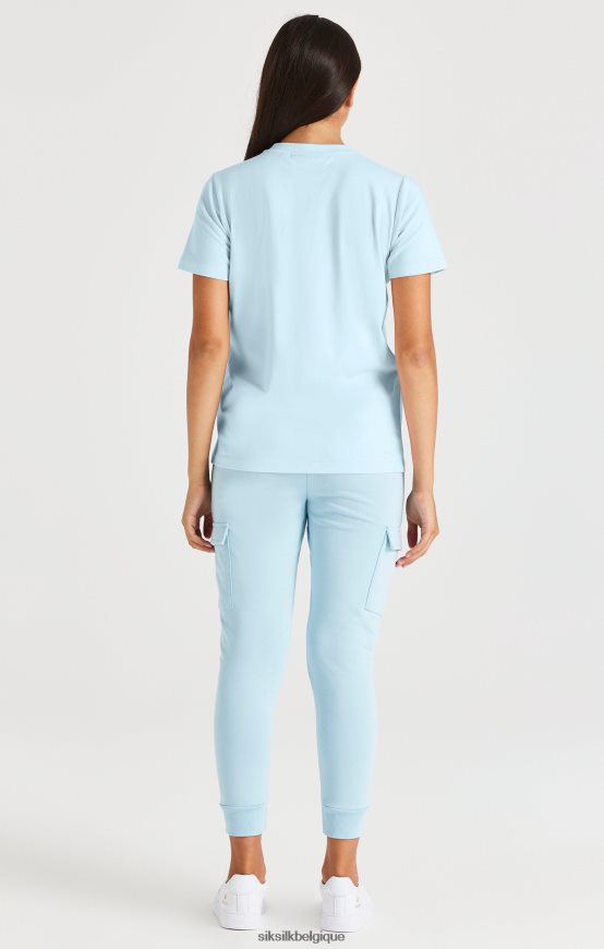 t-shirt griffé - bleu vêtements filles SikSilk AS2ZD319