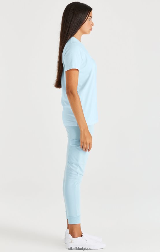 t-shirt griffé - bleu vêtements filles SikSilk AS2ZD319