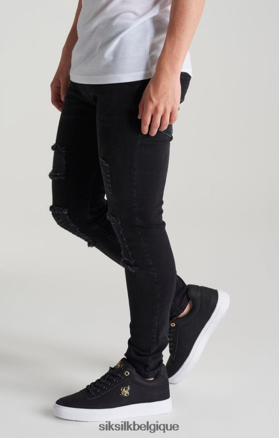 jean skinny effet vieilli vêtements garçons SikSilk AS2ZD310