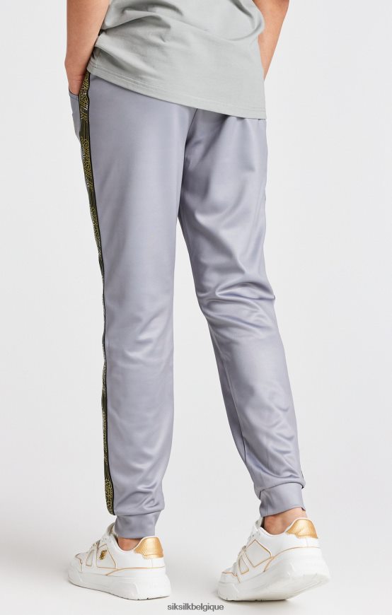 jogging gris à bande vêtements garçons SikSilk AS2ZD303