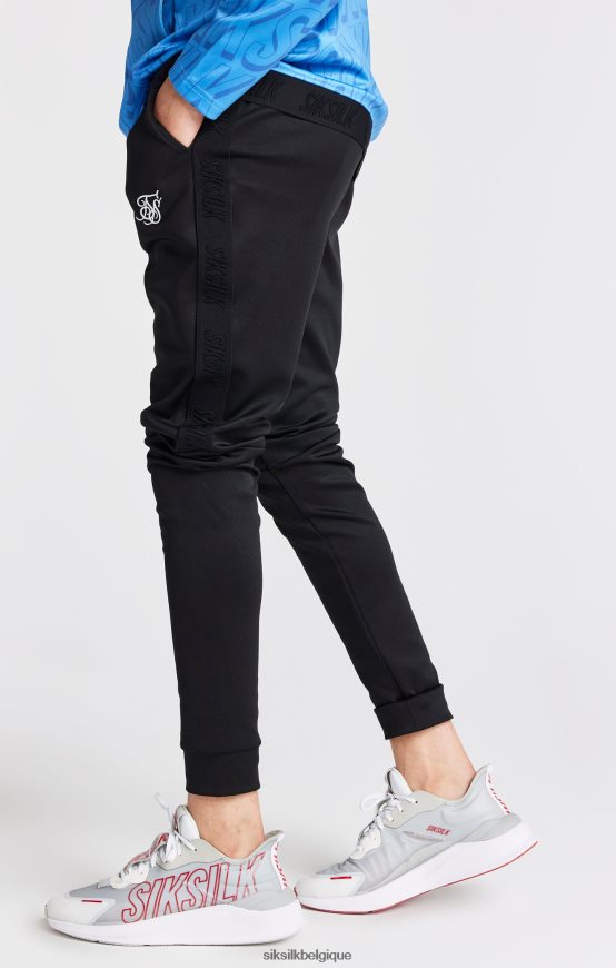 pantalon de jogging noir coupe skinny vêtements garçons SikSilk AS2ZD302