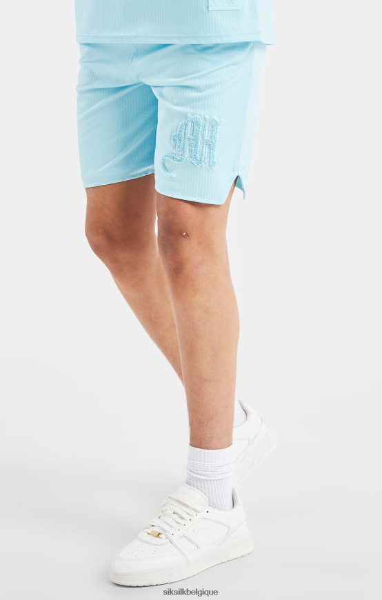 messi short coupe ample à logo - bleu vêtements garçons SikSilk x AS2ZD313