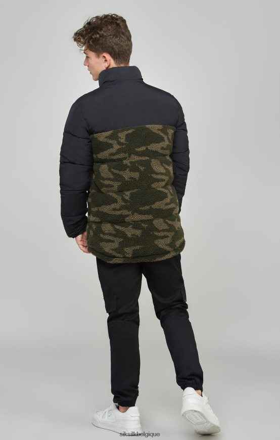 doudoune camouflage vêtements garçons SikSilk AS2ZD297