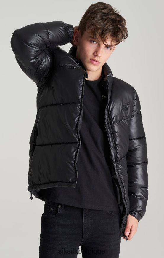 veste bulle noire vêtements garçons SikSilk AS2ZD300