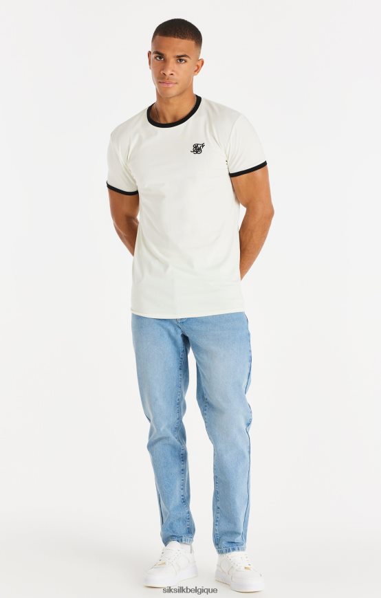 denim coupe droite bleu vêtements Hommes SikSilk AS2ZD548