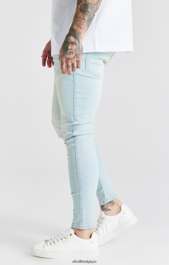jean skinny essentiel bleu clair vêtements Hommes SikSilk AS2ZD552