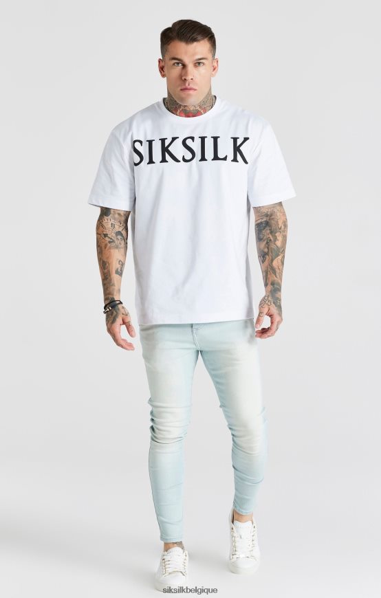 jean skinny essentiel bleu clair vêtements Hommes SikSilk AS2ZD552