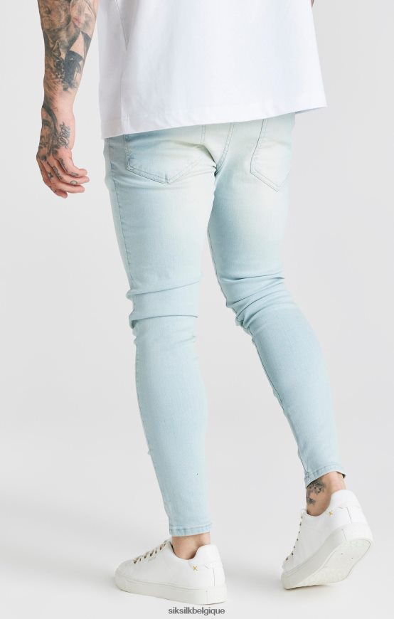 jean skinny essentiel bleu clair vêtements Hommes SikSilk AS2ZD552