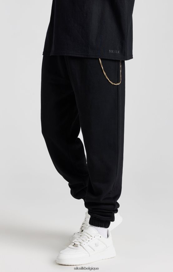 jogger à chaîne noir vêtements Hommes SikSilk AS2ZD533