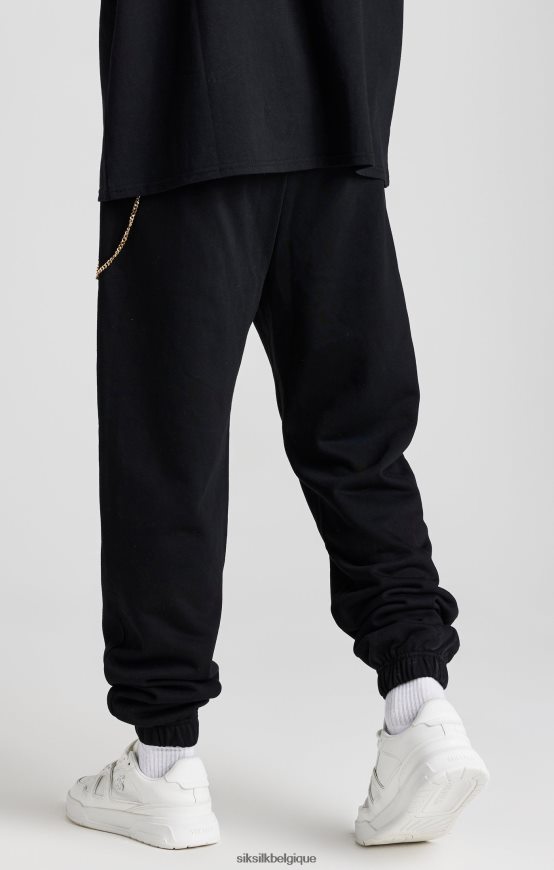 jogger à chaîne noir vêtements Hommes SikSilk AS2ZD533