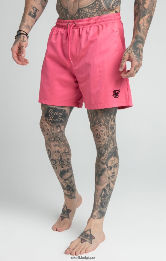 short de bain rose vêtements Hommes SikSilk AS2ZD616