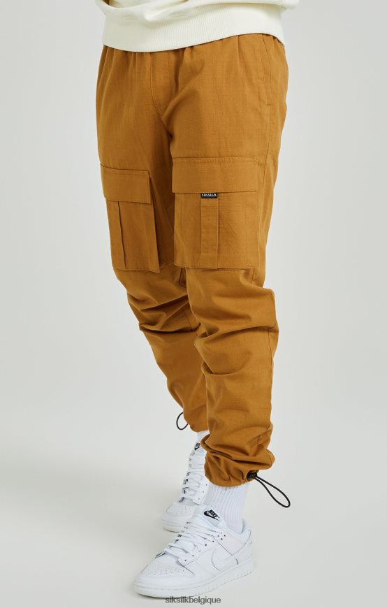 pantalon cargo beige ripstop vêtements Hommes SikSilk AS2ZD513