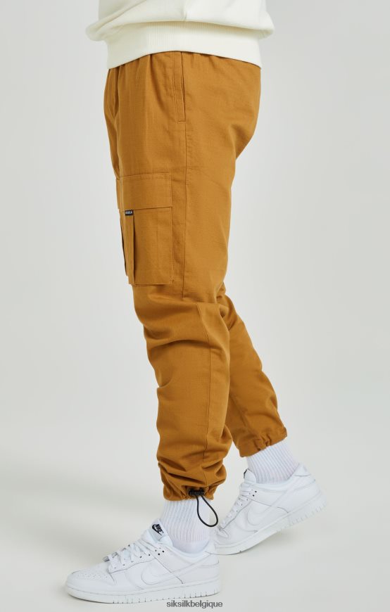 pantalon cargo beige ripstop vêtements Hommes SikSilk AS2ZD513