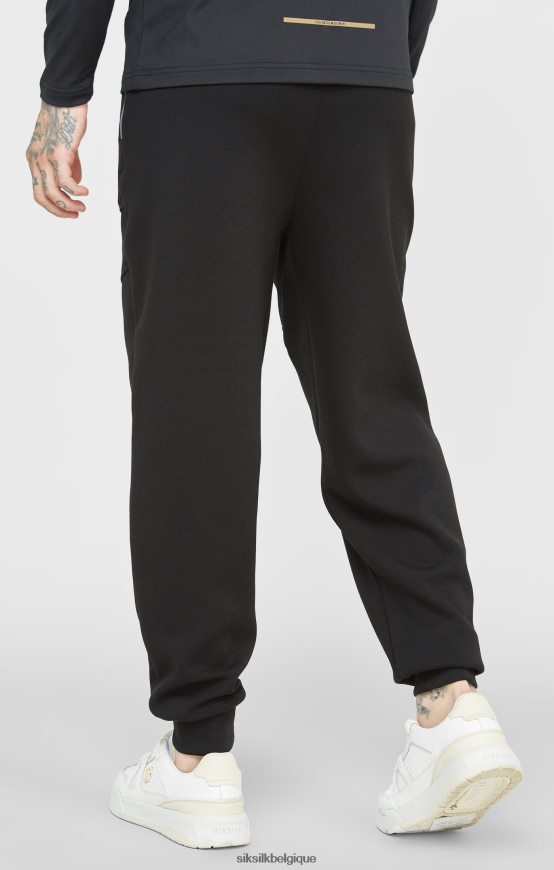 pantalon de sport noir vêtements Hommes SikSilk AS2ZD520