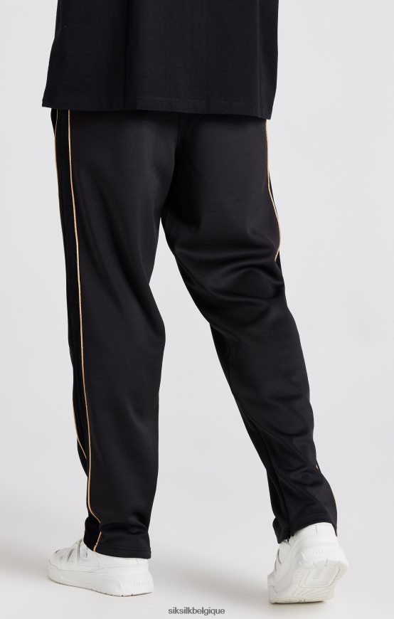 pantalon de survêtement ample à écusson noir vêtements Hommes SikSilk AS2ZD522