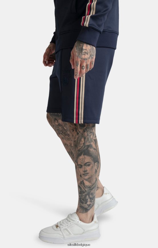 short coupe ample messi bleu marine vêtements Hommes SikSilk x AS2ZD603