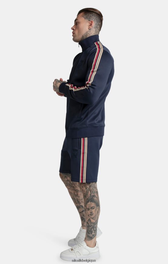 short coupe ample messi bleu marine vêtements Hommes SikSilk x AS2ZD603