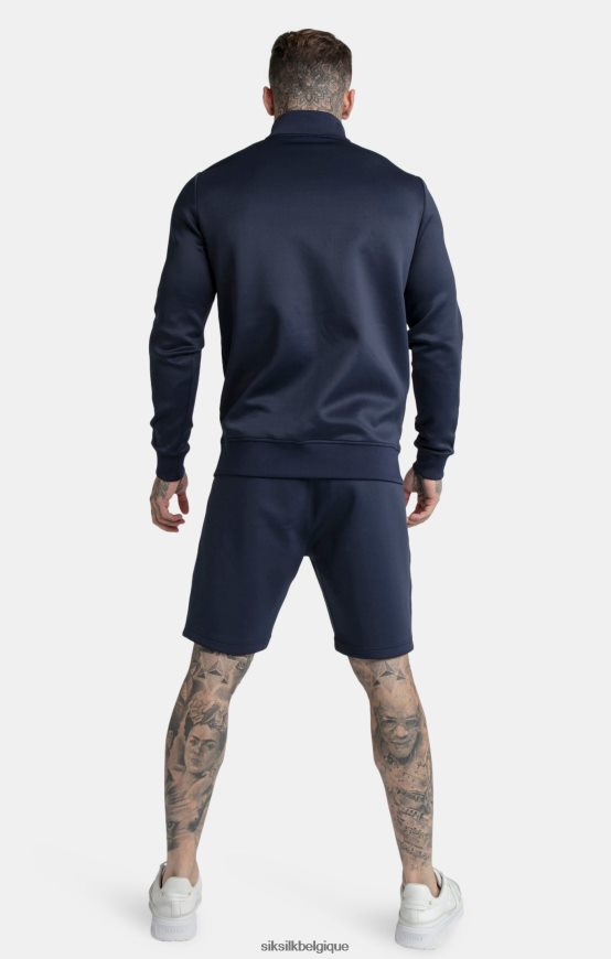 short coupe ample messi bleu marine vêtements Hommes SikSilk x AS2ZD603