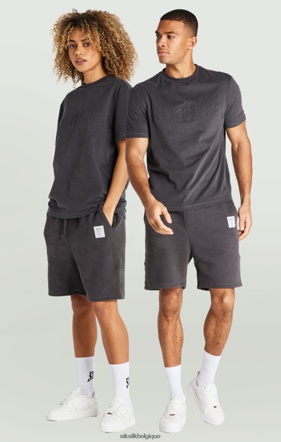 short de jogging fond de teint noir vêtements Hommes SikSilk AS2ZD602