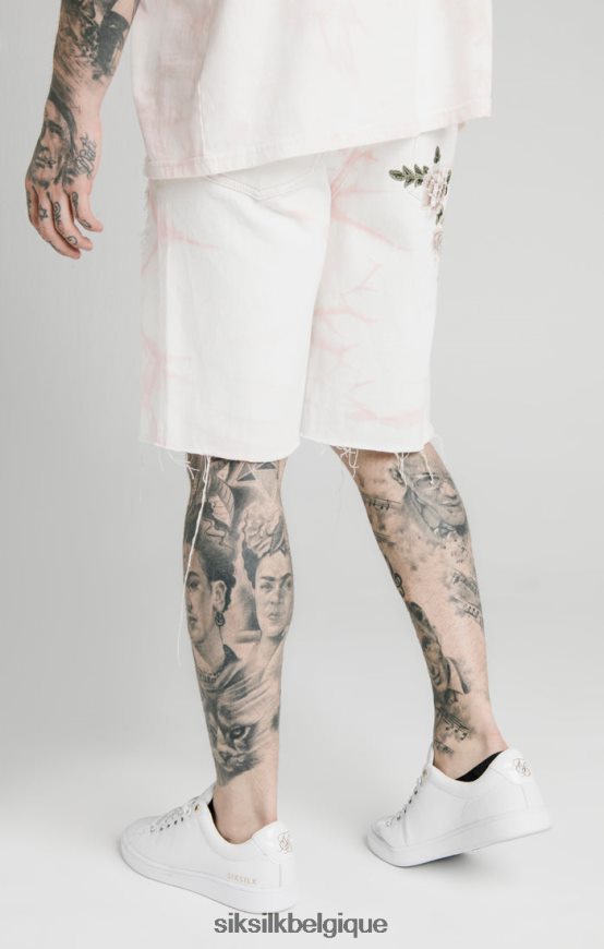 short en jean coupe ample rose vêtements Hommes SikSilk AS2ZD595