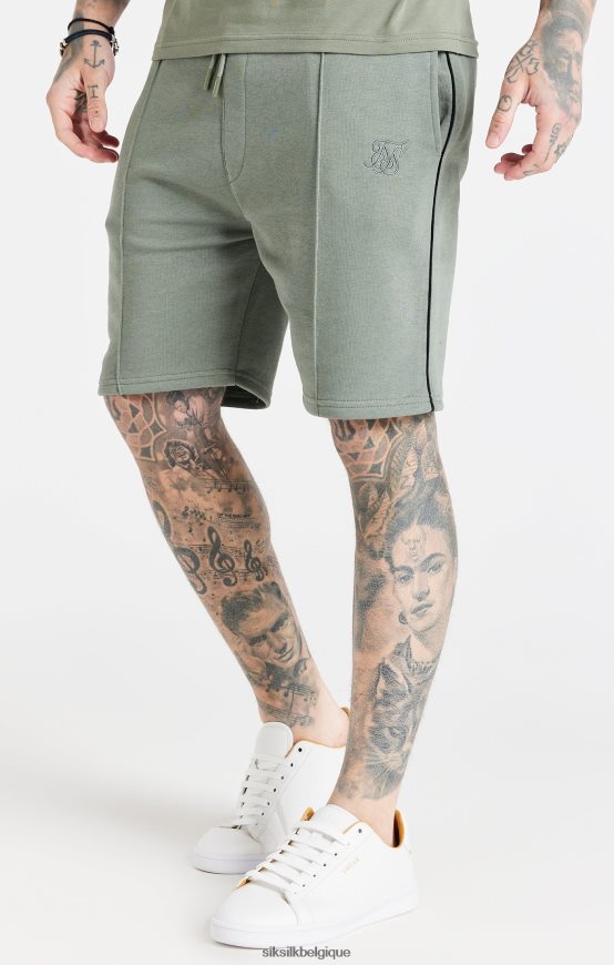short habillé kaki vêtements Hommes SikSilk AS2ZD612