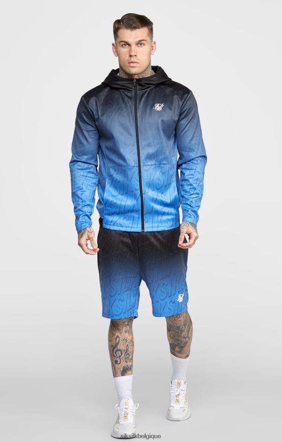 short noir à logo délavé vêtements Hommes SikSilk AS2ZD608