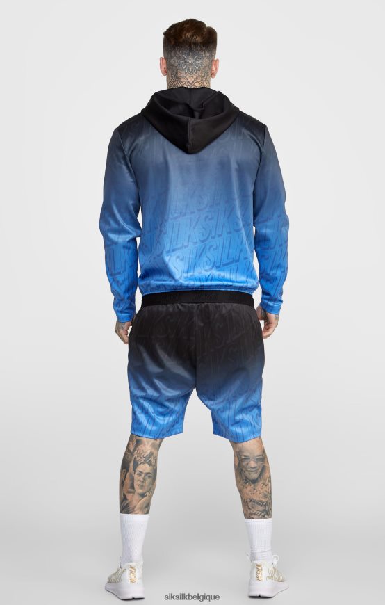 short noir à logo délavé vêtements Hommes SikSilk AS2ZD608