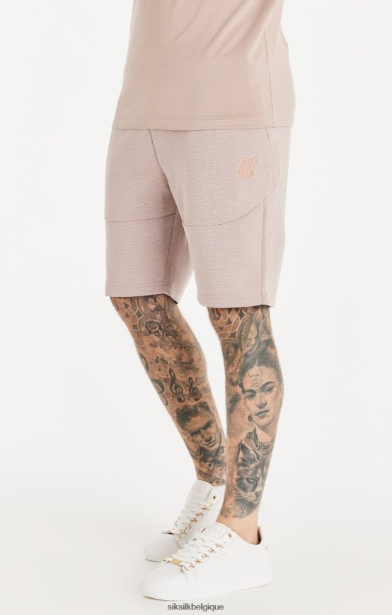 short texturé délavé rose vêtements Hommes SikSilk AS2ZD572