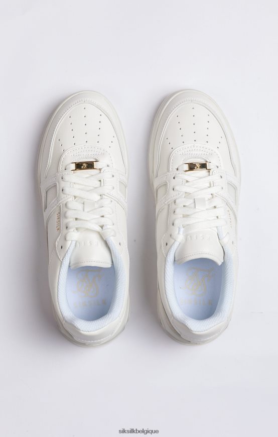 basket basse blanche chaussure Hommes SikSilk AS2ZD14