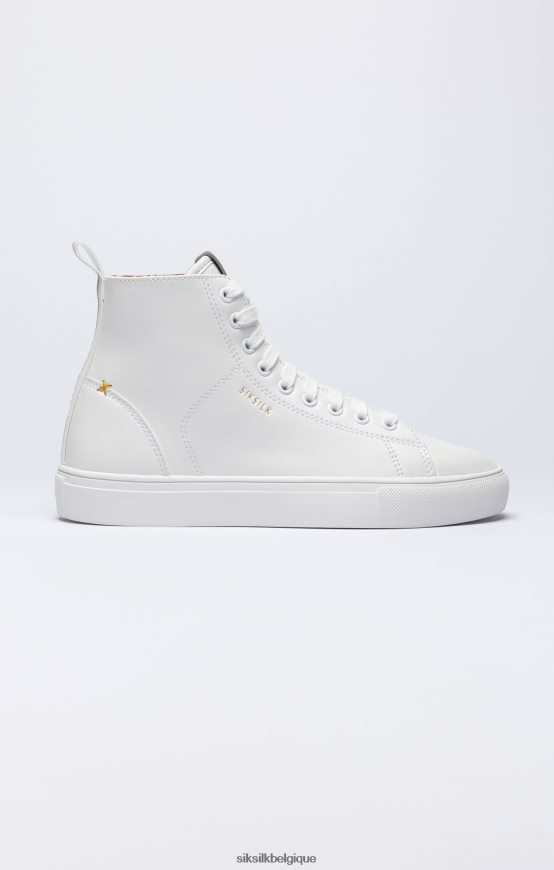 basket montante classique blanche chaussure Hommes SikSilk AS2ZD19