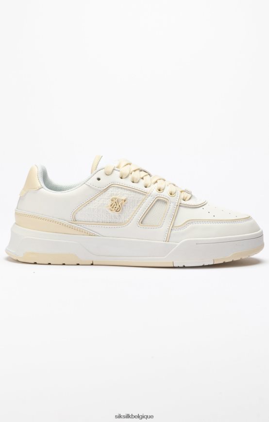 baskets basses écrues chaussure Hommes SikSilk AS2ZD13