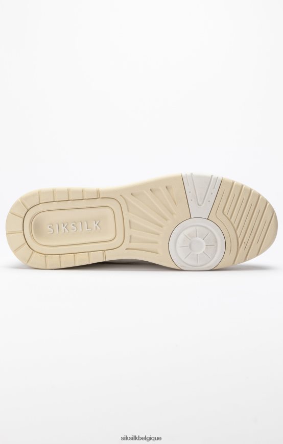 baskets basses écrues chaussure Hommes SikSilk AS2ZD13