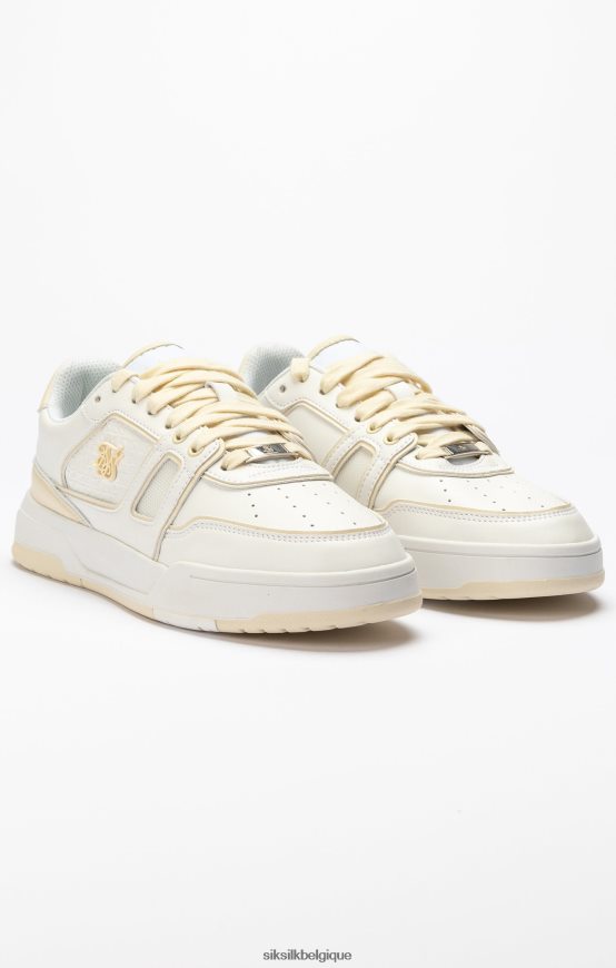 baskets basses écrues chaussure Hommes SikSilk AS2ZD13