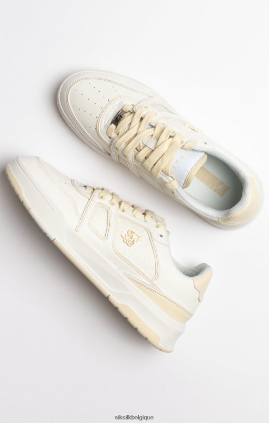 baskets basses écrues chaussure Hommes SikSilk AS2ZD13