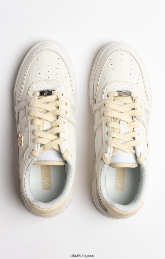 baskets basses écrues chaussure Hommes SikSilk AS2ZD13