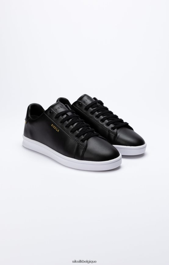 baskets décontractées basses noires chaussure Hommes SikSilk AS2ZD17